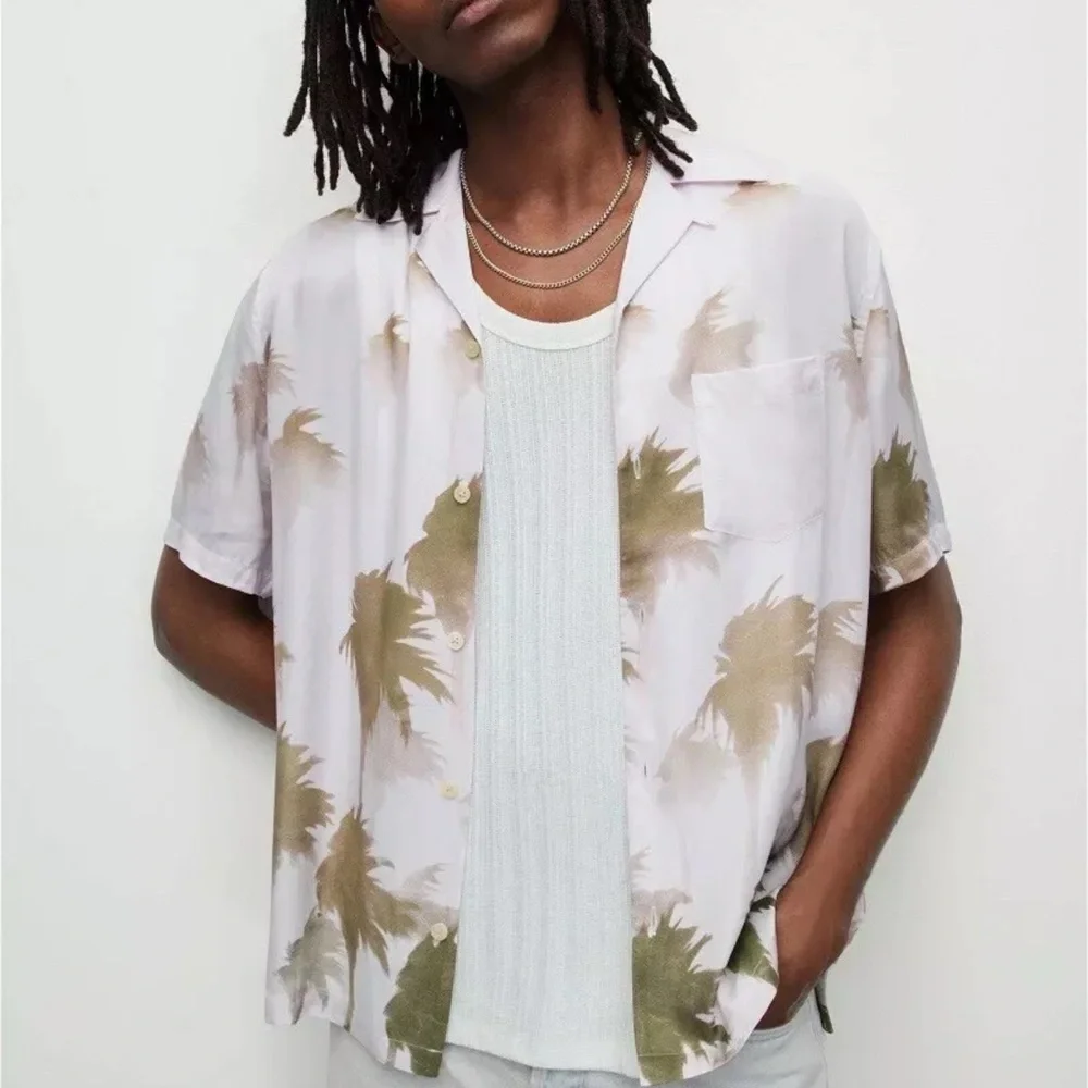 All Saints Pastel Pink Button Up Shirt - Picture 4 of 9